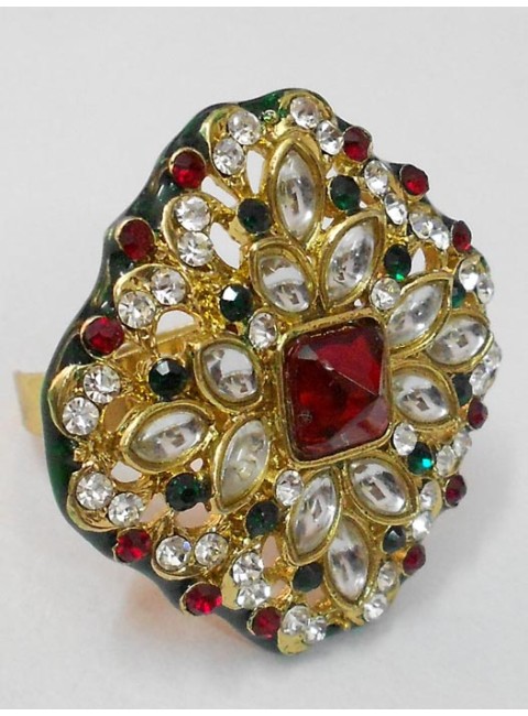 Kundan Finger Ring